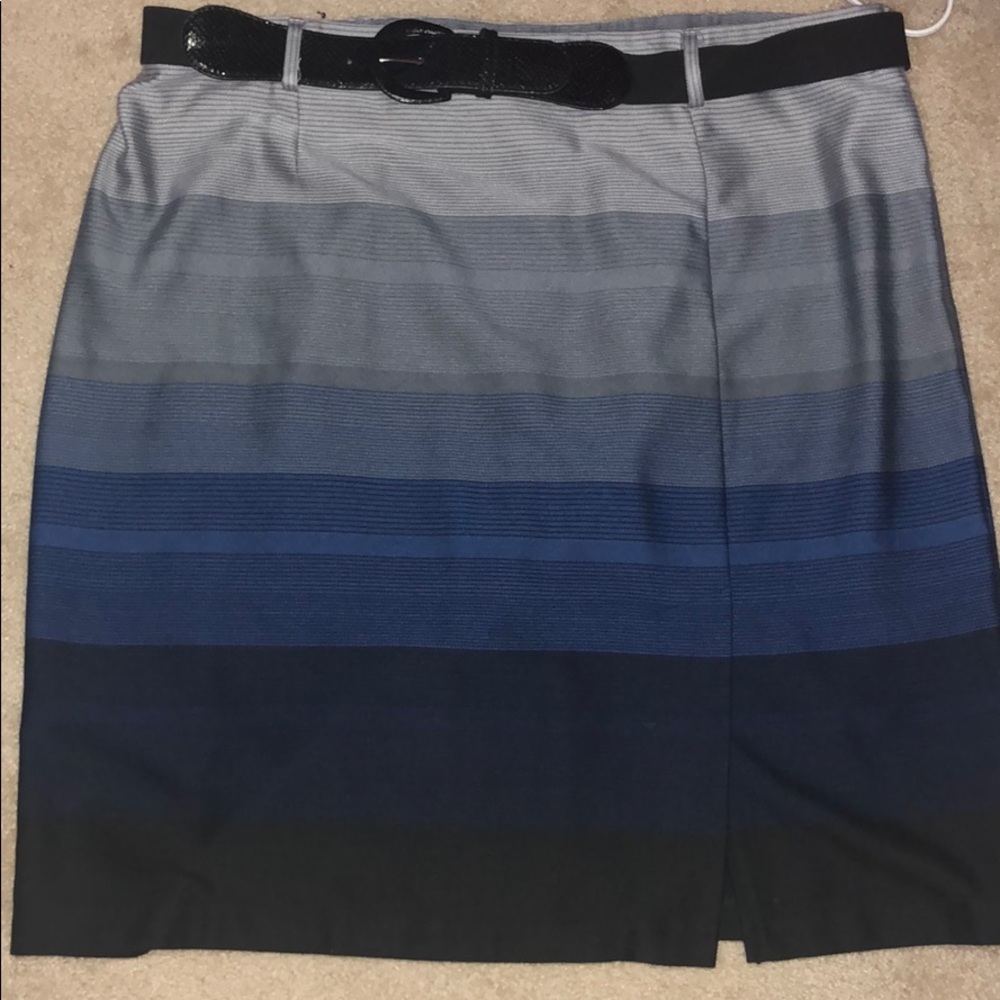 Roz & Ali Belted Pencil Skirt sz 18W career